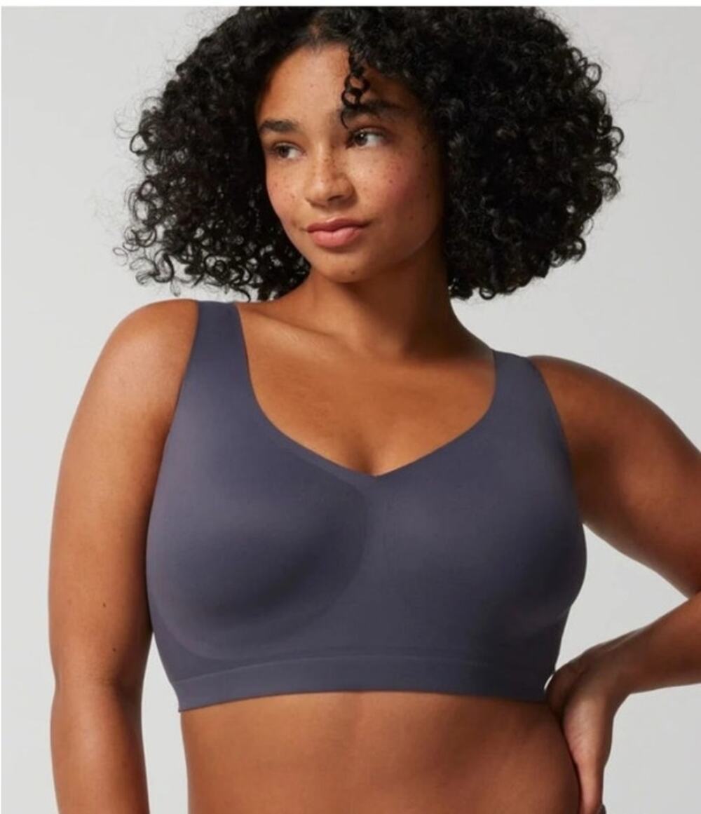 Soma Beige/ Gray Enbliss Removeable Cups Bralette Medium 2 Pack Bundle